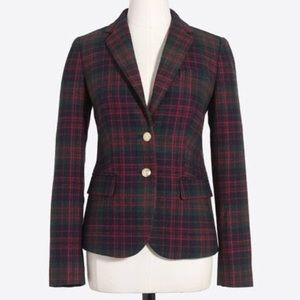 NWT JCREW Size 4 Patterned Schoolboy Blazer